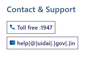 contact support