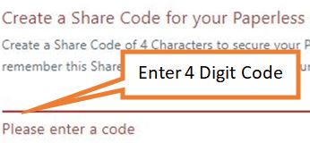 create share code