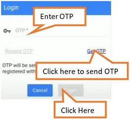 enter Aadhaar OTP